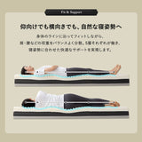 EMOOR ULTIMATE MATTRESS アルティメットマットレス シングル ダブル フラットタイプ 一枚もの 超極厚 22cm 高反発ウレタン 5層構造