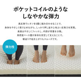 EMOOR ULTIMATE MATTRESS アルティメットマットレス シングル ダブル フラットタイプ 一枚もの 超極厚 22cm 高反発ウレタン 5層構造