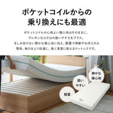 EMOOR ULTIMATE MATTRESS アルティメットマットレス シングル ダブル フラットタイプ 一枚もの 超極厚 22cm 高反発ウレタン 5層構造