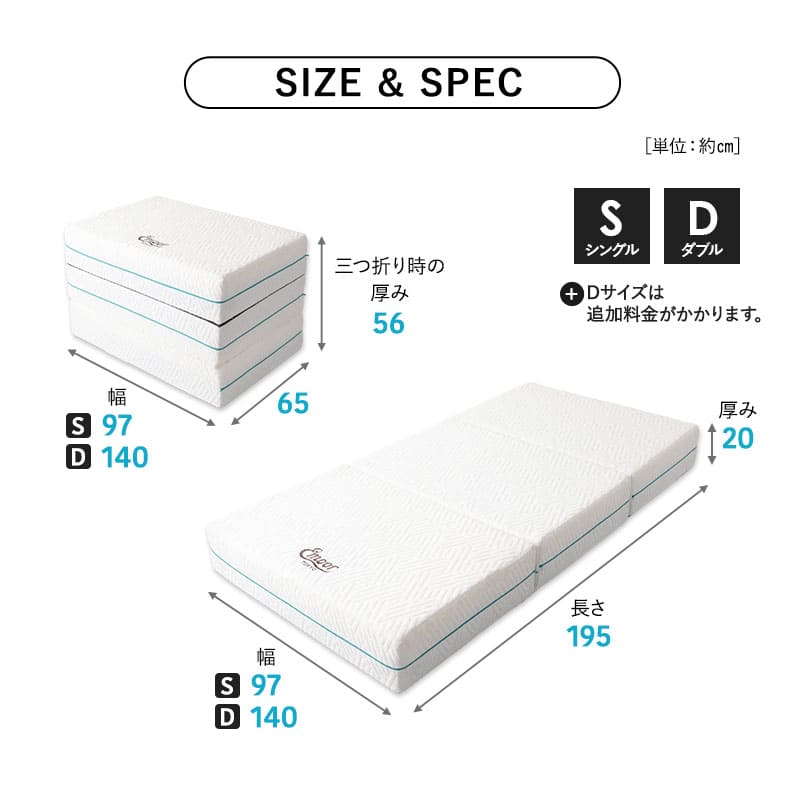 超極厚 5層構造 アルティメットマットレス シングル ダブル 20cm 高反発 高弾性 ウレタン 折りたたみマットレス ショールーム体験可