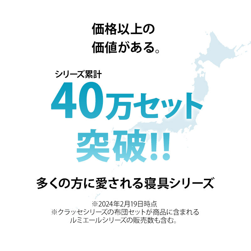 掛け布団 シングルサイズ 抗菌・防臭・防ダニ 日本製 「クラッセ