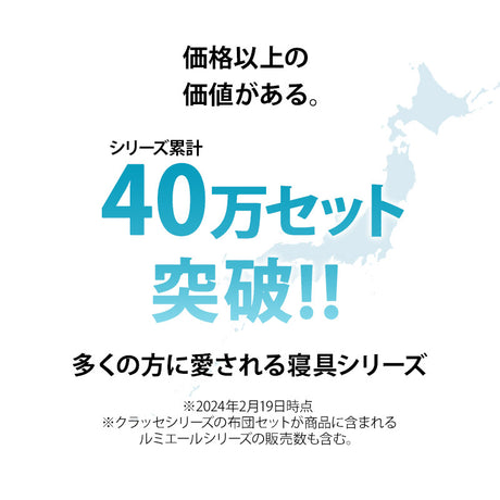日本製 布団3点セット シングル （掛け布団・敷き布団・枕） 抗菌 防臭 防ダニ 掛け敷き枕 組布団 ゆる圧縮