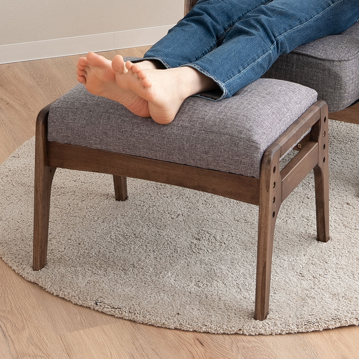 オットマン　MIO more 布張り オットマン MIO more 布張り