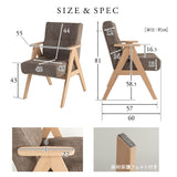 少し休むための椅子 いおり 座り心地にこだわったダイニングチェア すぐに使える完成品 ブラウン 父の日 敬老の日 母の日 ギフト 誕生日 プレゼント コンパクト 軽量