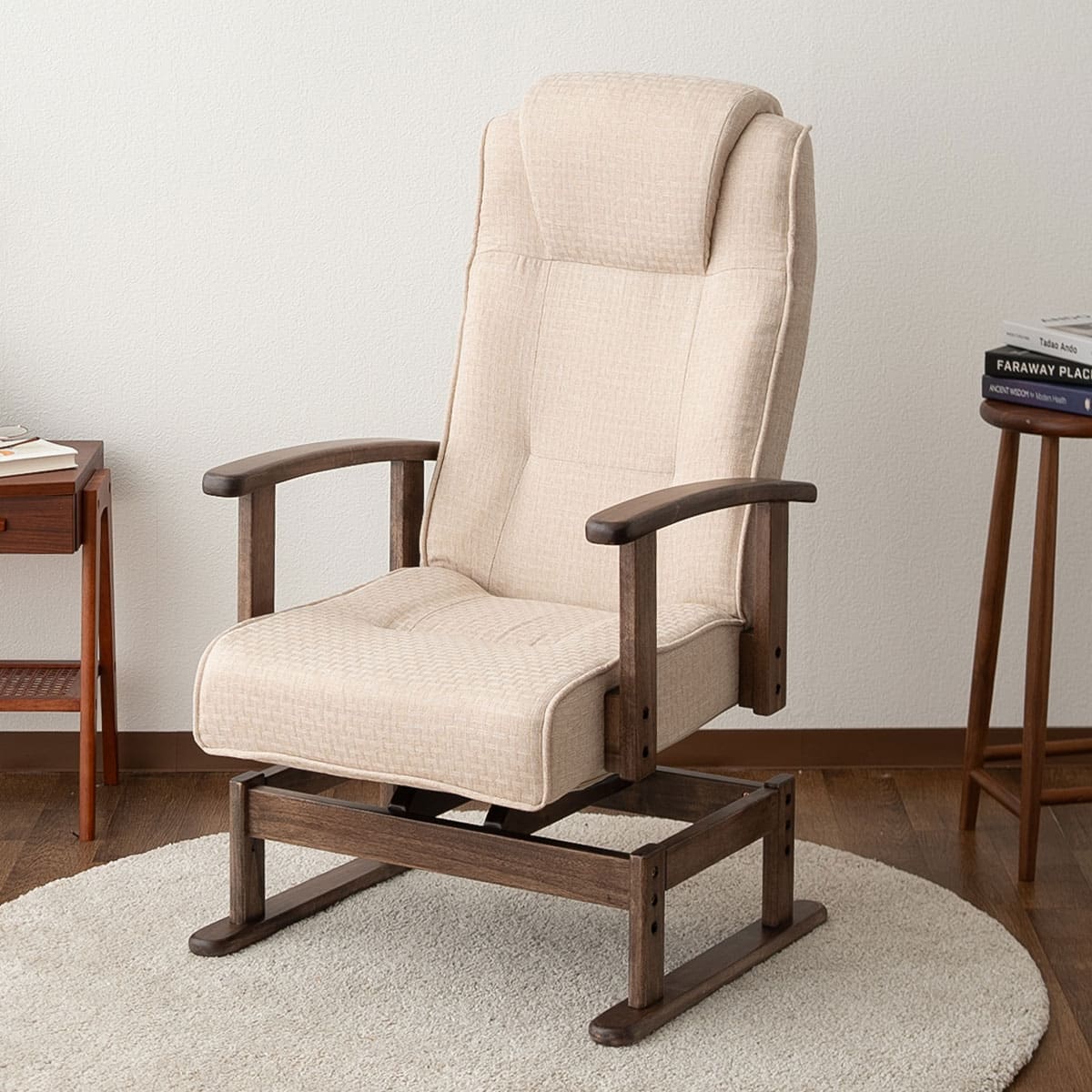 Yoshi 様 エムール 高座椅子 「かなた」 安全ストッパー付き 回転高座椅子 リクライニングチェア かなた