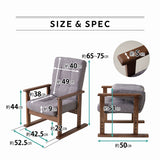 ダイニングこたつに合う コンパクト 高座椅子 「さやの」 14段階リクライニング リクライニングチェア 完成品