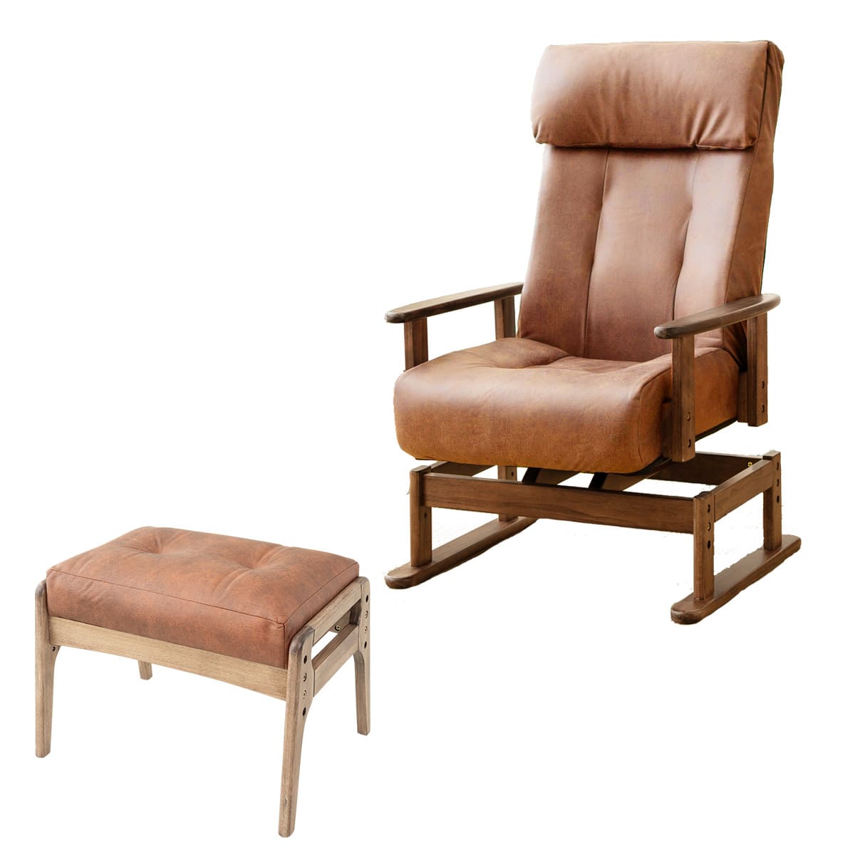 格安提供　Sol, Advocate Eternal 引退 EMOOR 回転高座椅子 オットマン セット 安全ストッパー 完成品