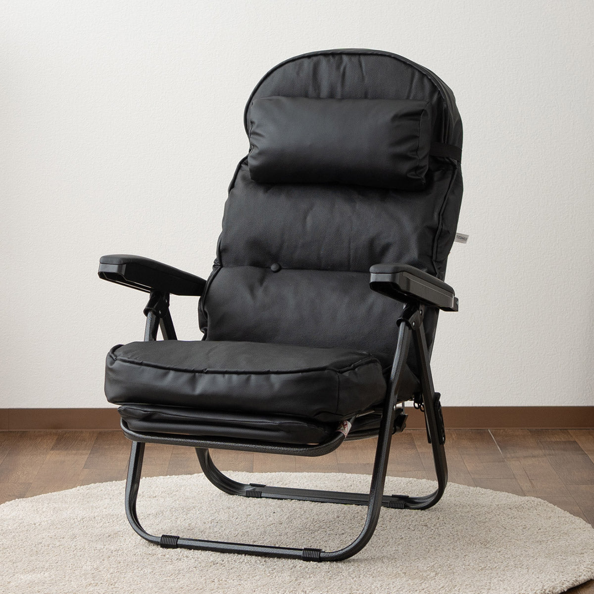 レザー リクライニングチェア オットマン付き リクライニングチェア 完成品 本革 レザー オットマン