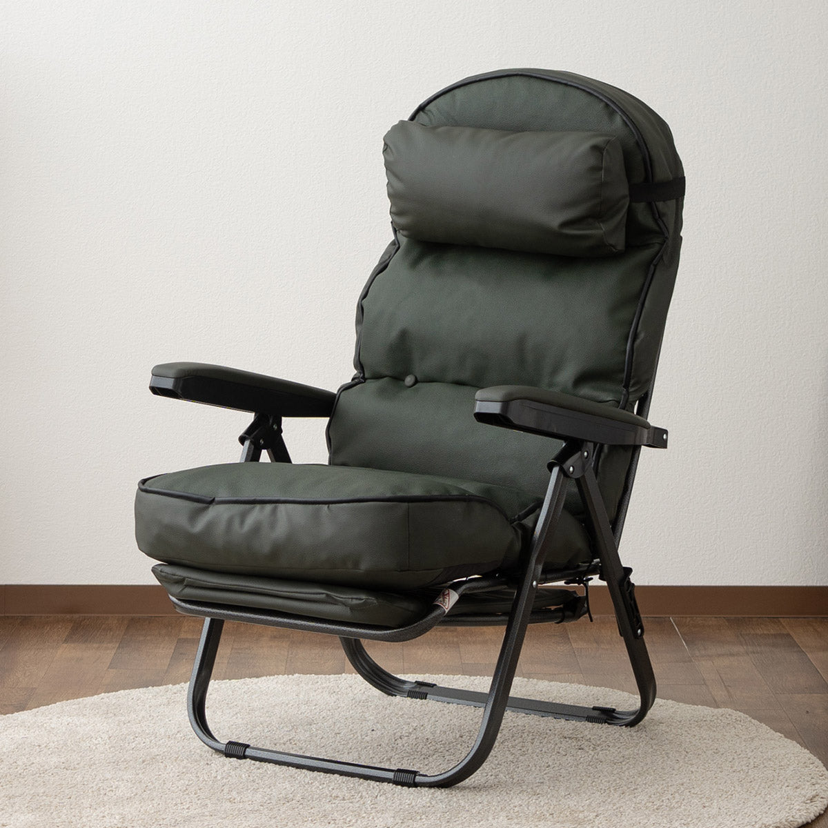 ベージュ リクライニングチェア 合成皮革*2 qPjQLTh015f55BtUmghbdov3ftPrKf