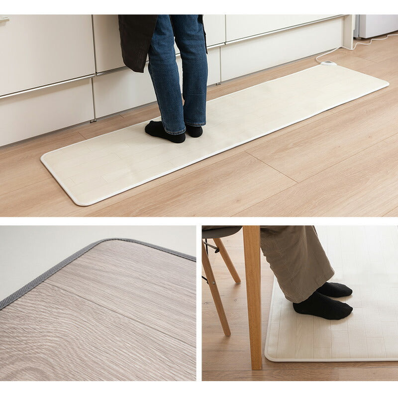ホットキッチンマット 幅180cmタイプ ナチュラルブラウン SB-KM180 ホットキッチンマット 幅180cm 日本製 防水 抗菌 防カビ 省エネ