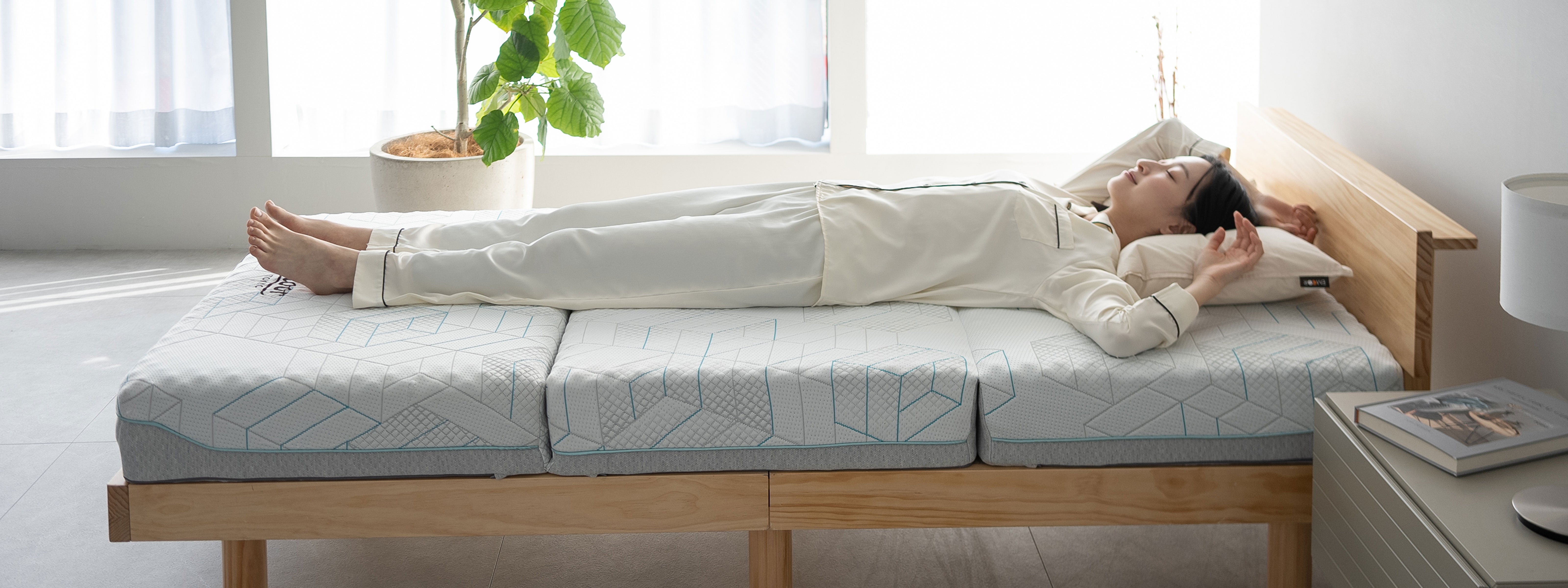 ベッドフレーム HisaWata PREVO クロスベッド ベッドフレーム ビエガ ヘッドレスタイプ