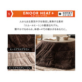 こたつテーブル＋こたつ掛け布団 セット 円形 直径78cm ヴィンテージ風 折りたたみ こたつ布団 やぐら テーブル 机 ファルテ FALTE