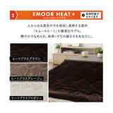 こたつテーブル＋こたつ掛け布団 セット 長方形 90cm