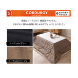 FALTE ファルテ こたつテーブル＋こたつ掛け布団 2点セット 幅120cm 長方形 ロータイプ 折りたたみ こたつ布団 やぐら テーブル 机