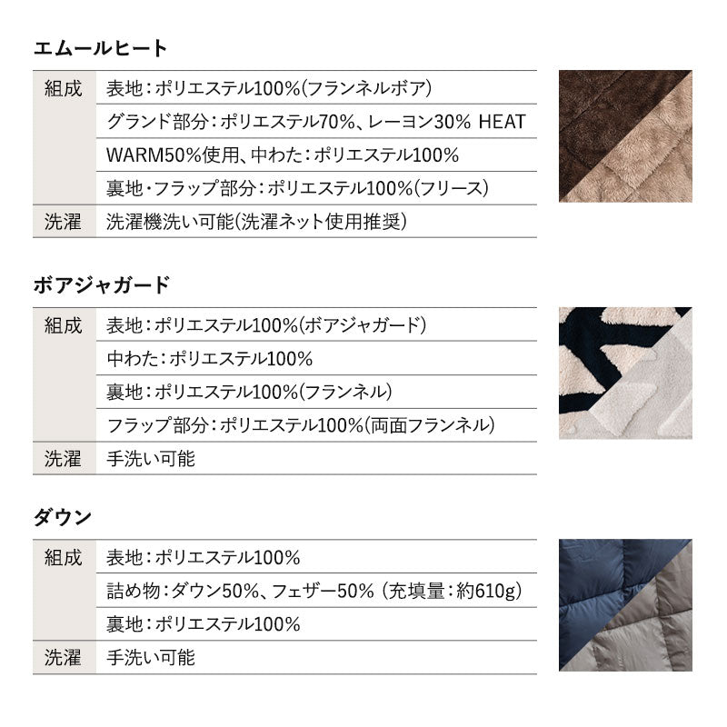 FLOSSO フロッソ こたつテーブル＋こたつ掛け布団 2点セット 幅120cm 長方形 高さ調節可能 リバーシブル こたつ布団 やぐら 机 ソファ