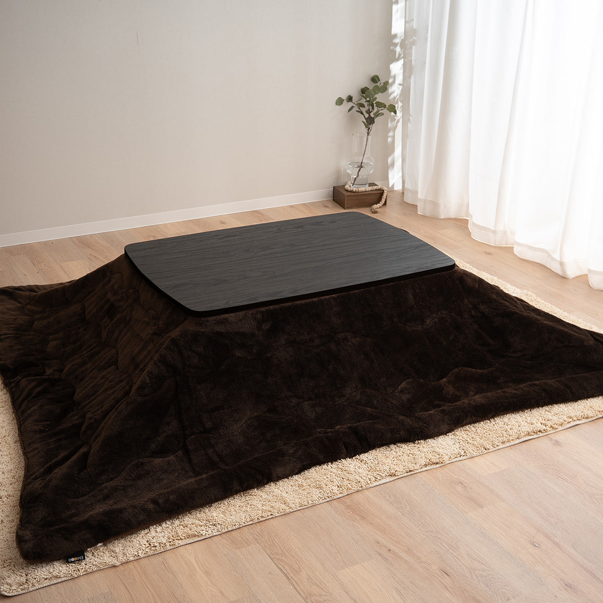 TRONCO】 こたつテーブル＋こたつ掛け布団 2点セット 幅105cm 長方形