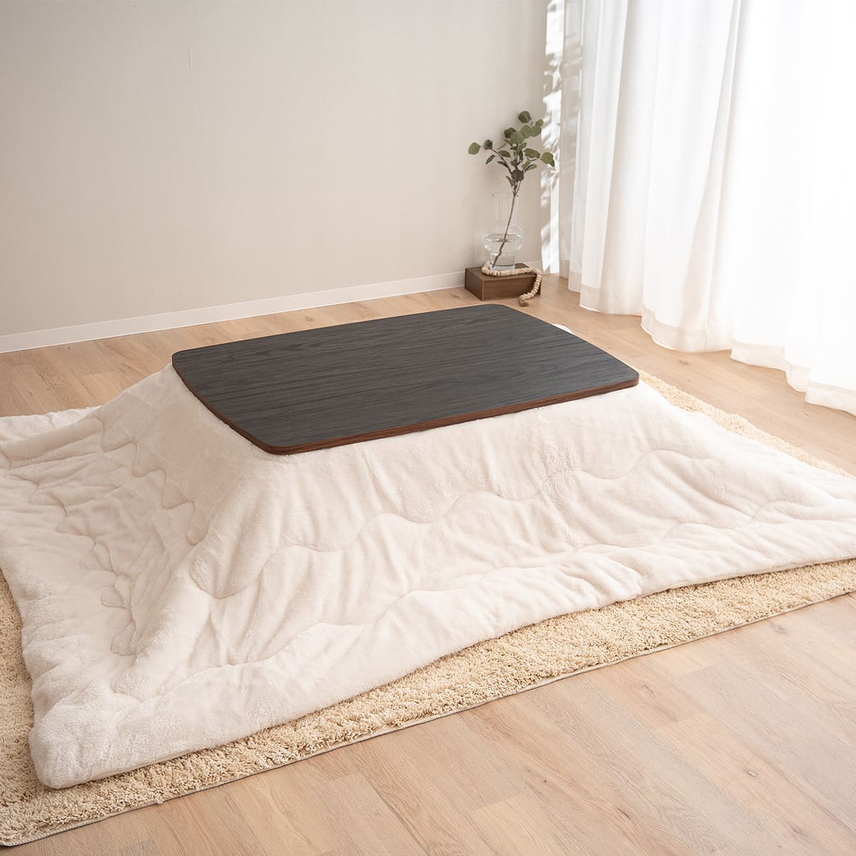 TRONCO】 こたつテーブル＋こたつ掛け布団 2点セット 幅105cm 長方形