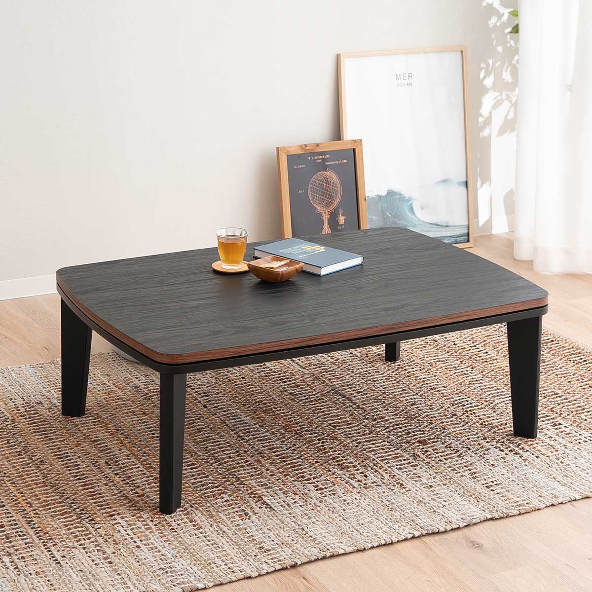 TRONCO】 こたつテーブル＋こたつ掛け布団 2点セット 幅105cm 長方形