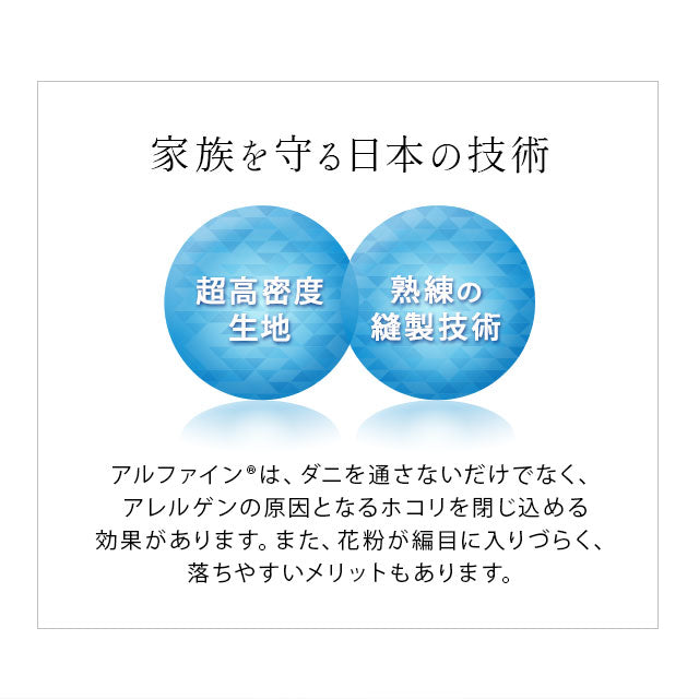 ベッド用カバーセット ダブルサイズ 日本製 抗菌・防臭・防ダニ （掛け布団カバー・ボックスシーツ・ピロケース×２）