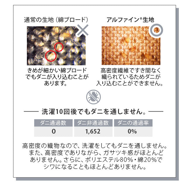 掛け布団カバー ダブルサイズ 日本製 抗菌・防臭・防ダニ