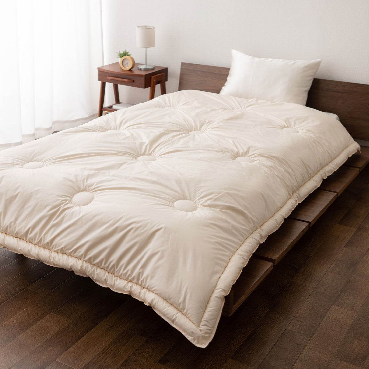 日本製 アルファイン 抗菌・防臭・防ダニ 掛け布団 シングル │ 寝具