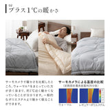 あったか掛け布団 シングルサイズ 日本製 抗菌・防臭・防ダニ 吸湿発熱 遠赤外線効果 薬剤不使用