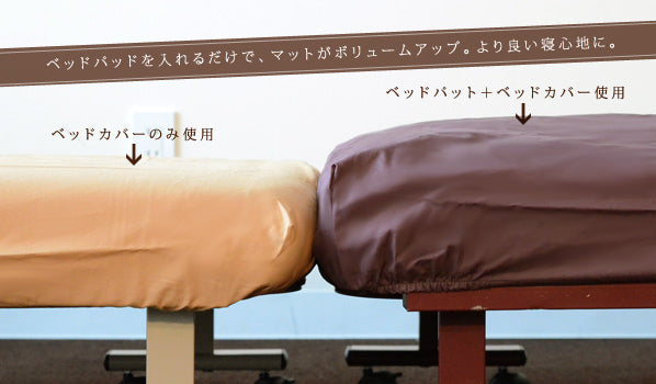 ベッドパッド セミシングル メホール専用 幅73cm 2枚組 敷きパッド マットレスカバー 73×93cm 洗える 抗菌防臭 防ダニ 日本製 寝心地改善 洗い替え