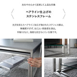 ネストテーブル 幅60cm 正方形 大小セット セラミック センターテーブル ローテーブル サイドテーブル コーヒーテーブル ミニテーブル 石目調 スチール脚 棚付き