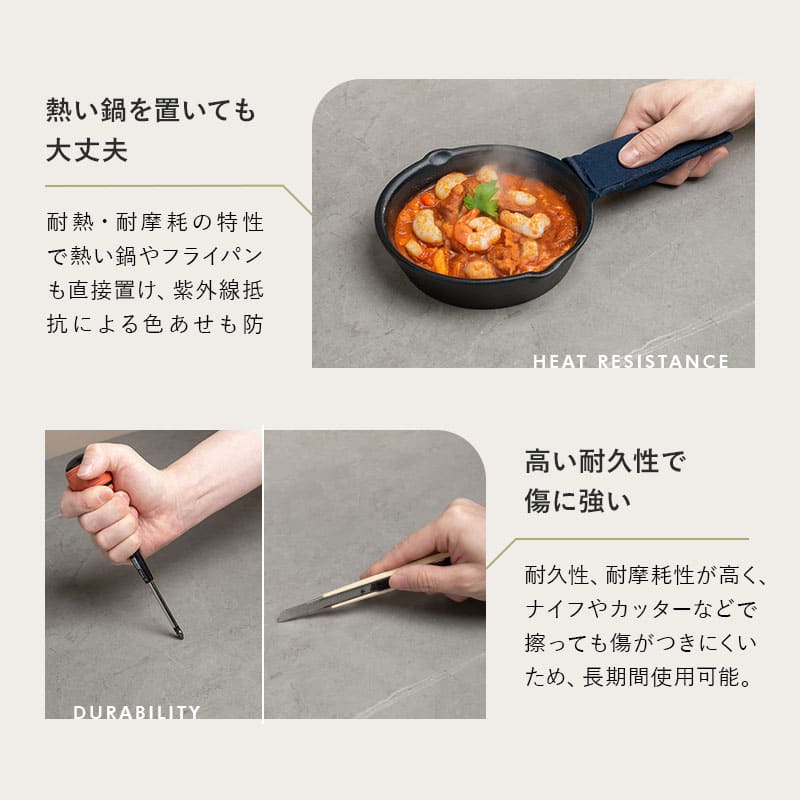 ダイニング5点セット ダイニングテーブルセット (ラウンドテーブル＋ファブレザーチェア4脚) 直径114cm セラミック 円形 ラウンド 食卓用 石目調 ストーン調 木目調 レザー調 4人掛け