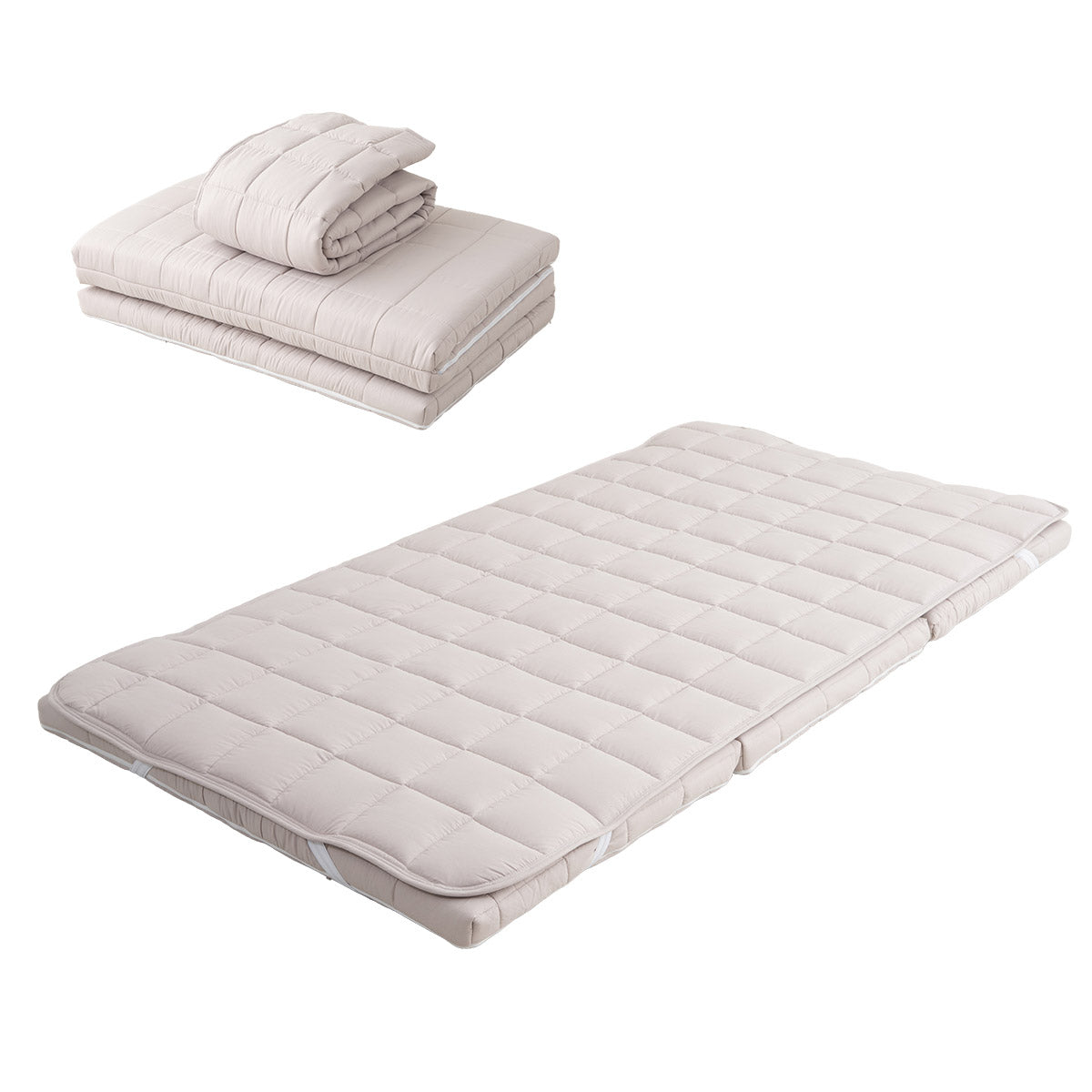 布団マットレス キング マチ付き 折りたたみ 敷き布団