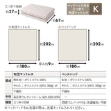 布団マットレス キングサイズ 極厚 9cm 折りたたみ 選べるタイプ 三つ折り 3つ折り マットレス 敷き布団