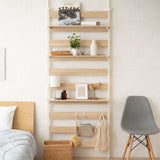 ウォールラック 幅60cm 幅80cm つっぱりタイプ 突っ張り棚 突っ張りラック ウォールシェルフ 収納棚 飾り棚 間仕切り 壁面収納 リビング収納 収納家具 ディスプレイ 賃貸