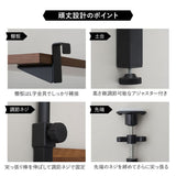 ウォールラック 幅60cm 幅80cm つっぱりタイプ 突っ張り棚 突っ張りラック ウォールシェルフ 収納棚 飾り棚 間仕切り 壁面収納 リビング収納 収納家具 ディスプレイ 賃貸 HEIM