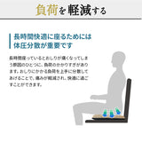 車椅子のクッションメーカーが作ったシートクッション 座布団 滑り止め付き 生活防水 腰痛対策 医療 介護