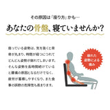 車椅子のクッションメーカーが作った腰クッション リクライニングチェア用 固定バンド付き バブルエアー調整 腰痛対策 医療 介護