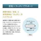 車椅子のクッションメーカーが作った腰クッション リクライニングチェア用 固定バンド付き バブルエアー調整 腰痛対策 医療 介護