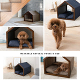 室内用 ペットハウス ペットベッド 超小型犬 小型犬 屋根付き クッション付き 洗える ドッグハウス 犬用ベッド ドッグベッド 犬用 猫用 ペット用 ハウス ベッド 小屋 ドーム ペット用品