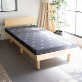 丈夫なすのこベッド 3つ折りマットレス 2点セット