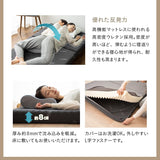 丈夫なすのこベッド 3つ折りマットレス 2点セット