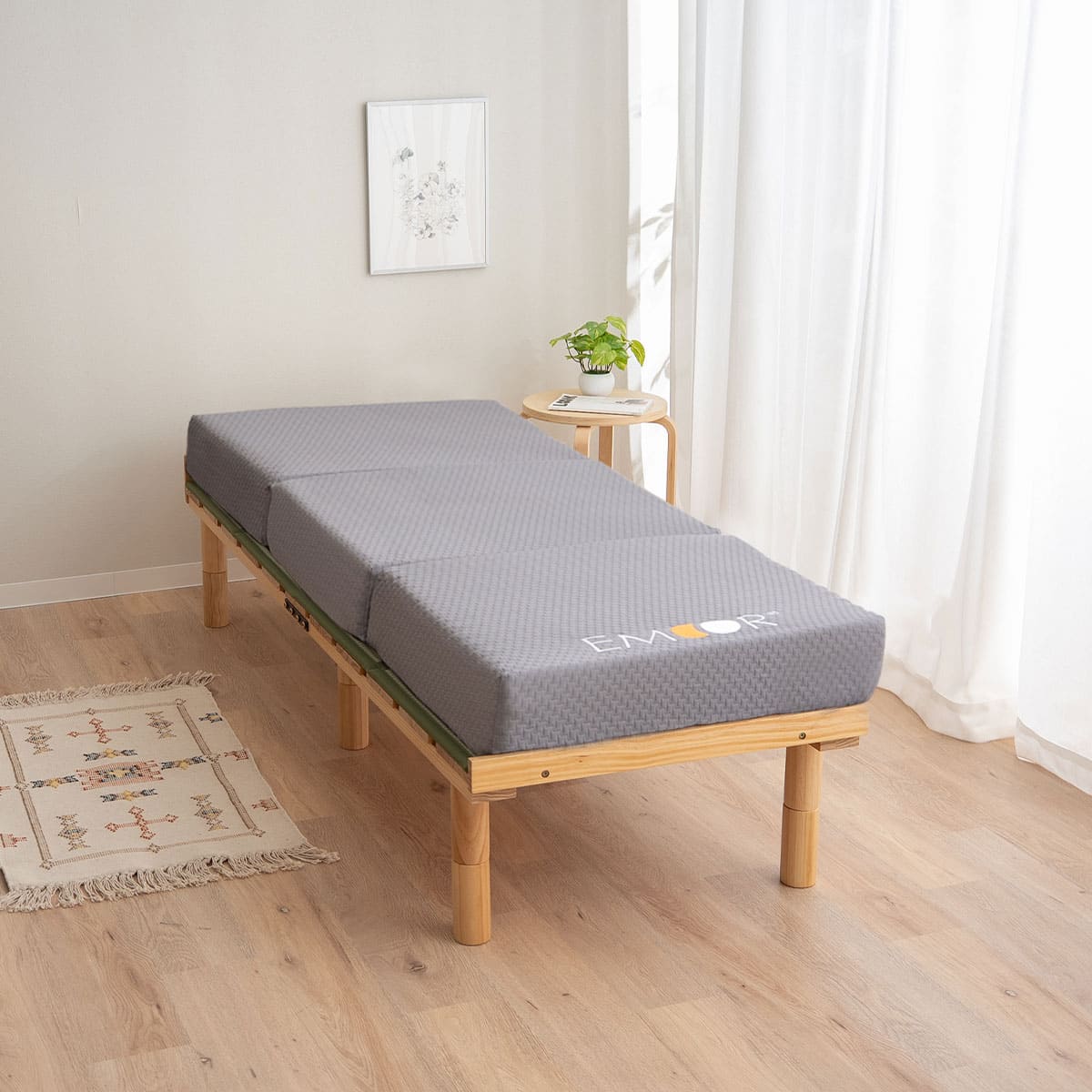 デイベッド 3点セット コンパクトショート 畳マット すのこ