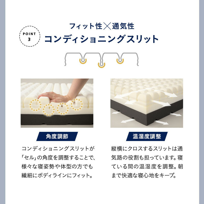 ベッド＆マットレス 2点セット セミシングルショート すのこベッド