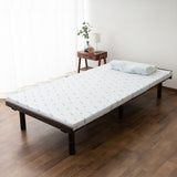 天然木すのこベッド 天然ラテックスマットレス 2点セット シングルサイズ