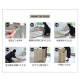 クローゼットに収納できる 4つ折り すのこベッド 完成品 ロータイプ 軽量 コンパクト 折りたたみベッド スノコベッド 四つ折り 折り畳み