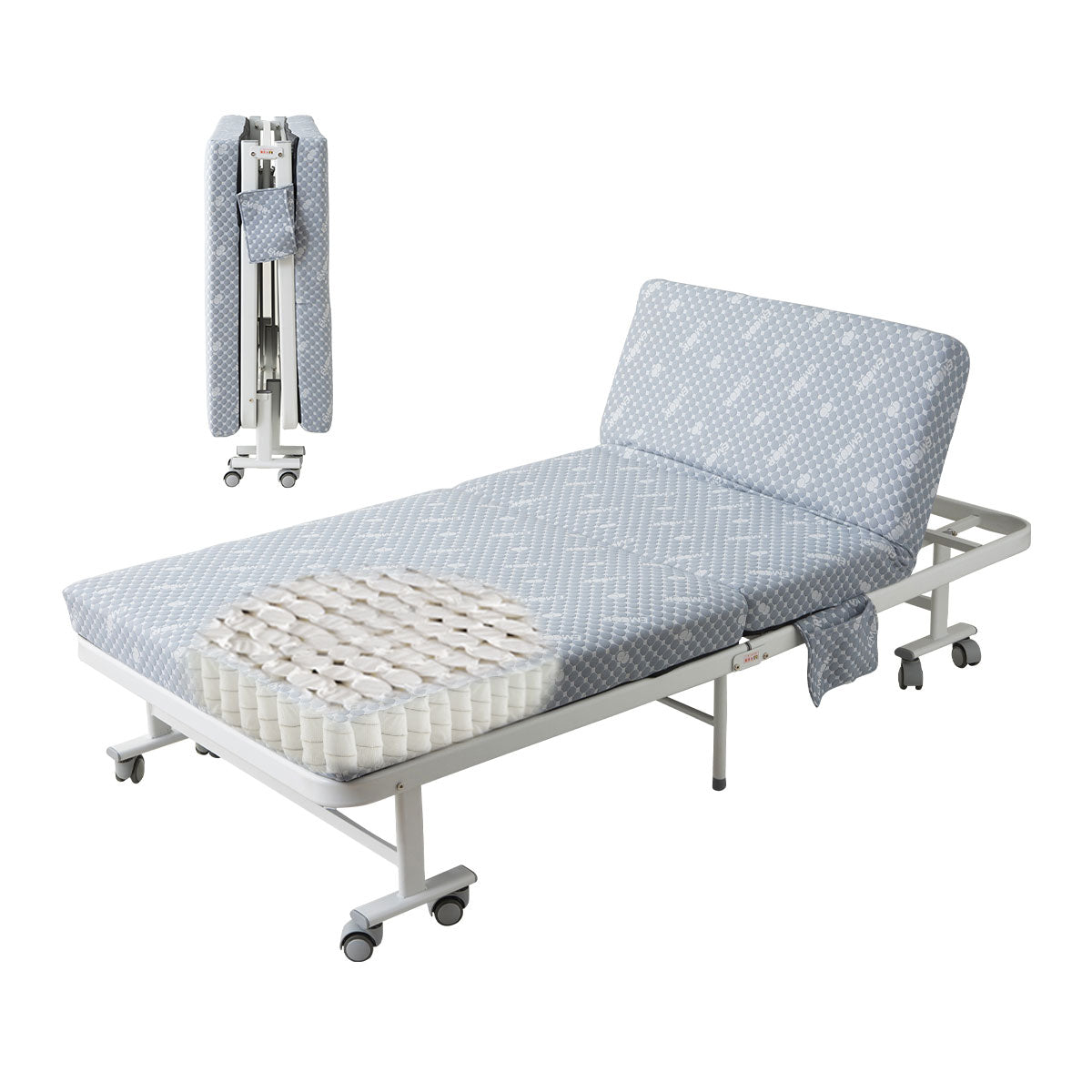 折りたたみベッド シングル ポケットコイル 完成品 MEHOL