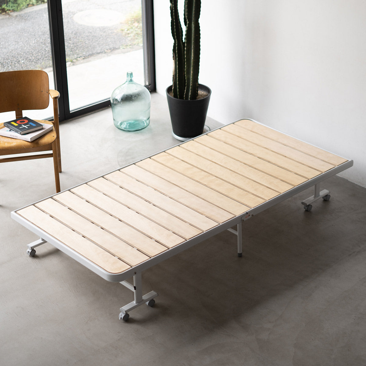 組み立てのいらない 折りたたみ すのこベッド ＆マットレス 楽天市場】四つ折り桐すのこマット すのこベッド セミシングル