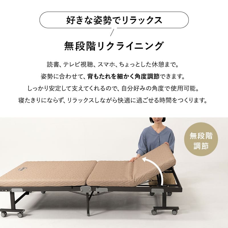 スマートスペースベッド LUXIM ラクシム シングルサイズ 組立不要 完成