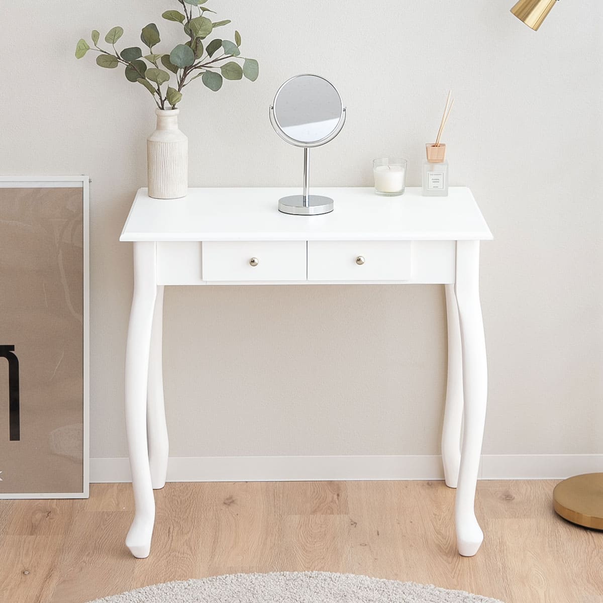 テーブル デスク 猫足 ロココ調 姫系 机 Bianca ビアンカ | 寝具・家具