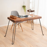 折りたたみデスク 幅97cm 長方形 完成品 木製 天然木 折り畳みデスク コンパクトデスク PCデスク パソコンデスク シンプルデスク 折りたたみテーブル リビングテーブル デスク テーブル 机 作業台 作業スペース