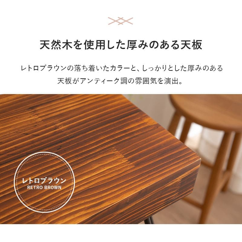 折りたたみデスク 幅97cm 長方形 完成品 木製 テーブル デスク