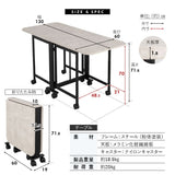 ダイニング3点セット ダイニングセット 幅130cm 長方形 完成品 キャスター付き 2人掛け 折りたたみテーブル レザー調チェア 食卓用 石目調 合成皮革 リビング ダイニング